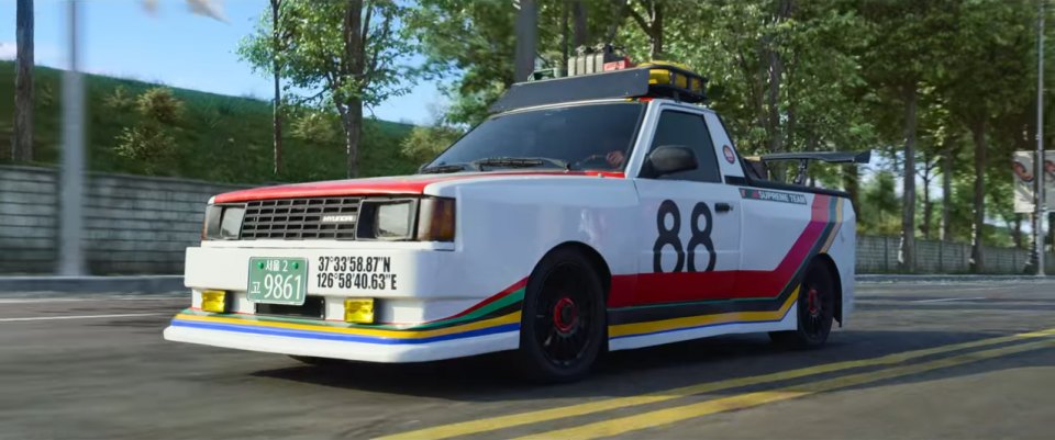 1985 Hyundai Pony 2 Pick-up 88 Seoul Olympics Edition