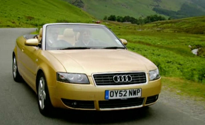 Yellow Audi A4
