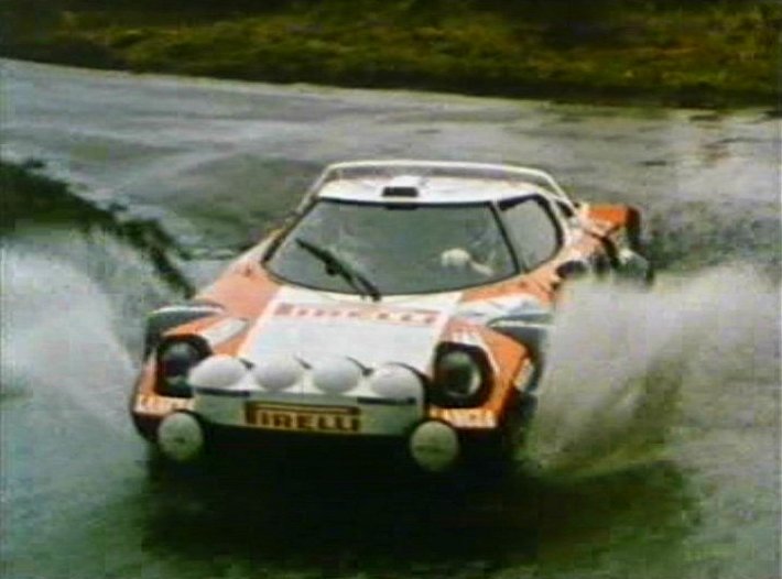 1973 Lancia Stratos HF in 30 Years of the RAC Rally Documentary 1991