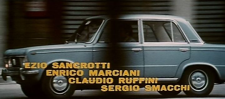 1967 Fiat 125 125A in Milano trema la polizia vuole giustizia Movie 
