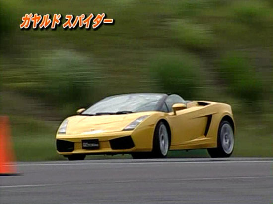 Lamborghini Gallardo Spyder in Best Motoring TV Series 20012012