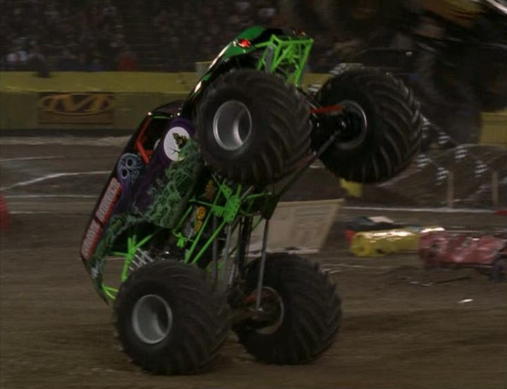 Custom Made Monster Truck 'Grave Digger' bodied as 1950 Chevy Panel Truck