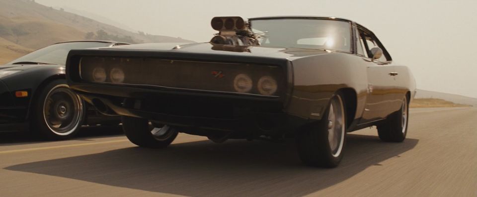 dom torretto's 70 dodge charger in the fast and the furious series 