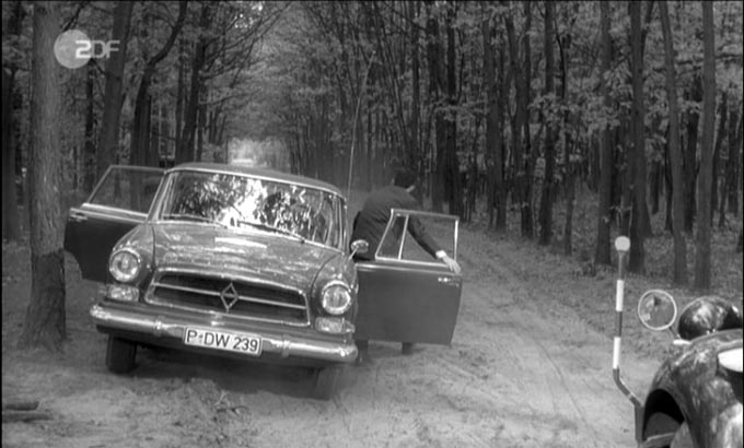 1960 Borgward P 100 Vehicle used by a character or in a car chase