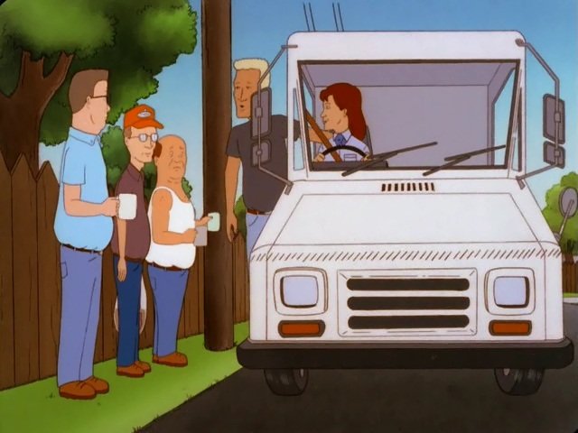 0 1987 Grumman LLV in &quot;King of the Hill, 1997-2010&quot;