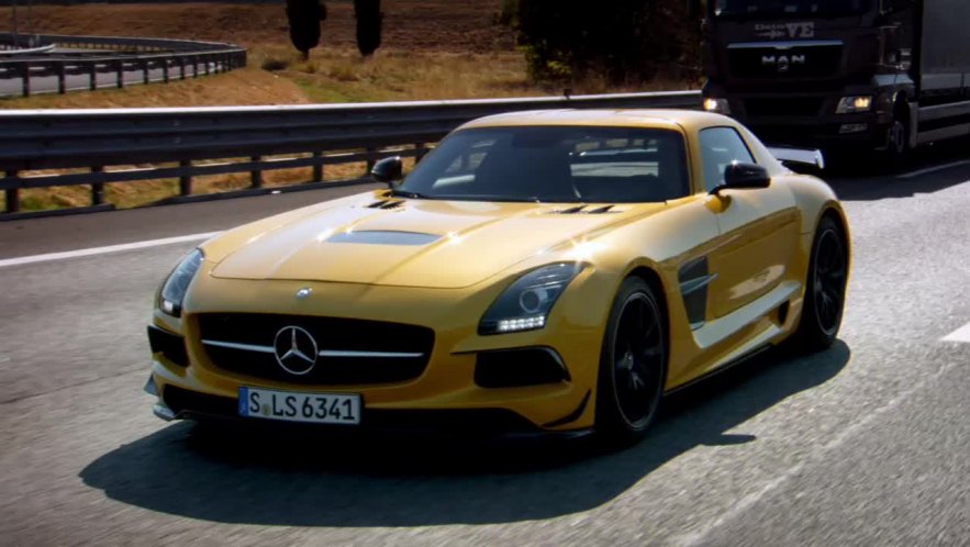 peber fange lager IMCDb.org: 2013 Mercedes-Benz SLS AMG Black Series [C197] in "Top Gear -  The Perfect Road Trip, 2013"