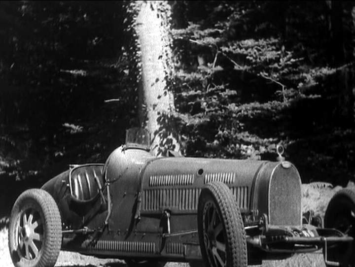 1927 Bugatti Type 35 B in Prends La Route Jean Boyer Movie 1936