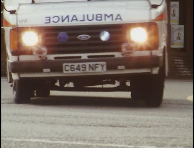 1985 Ford Transit Ambulance 3.0 V6 160 Hanlon MkII