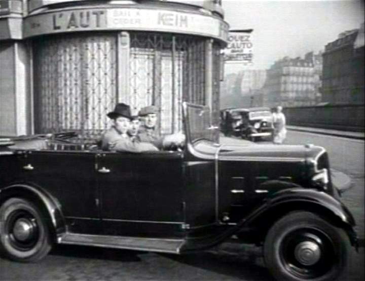 1933 Renault Monaquatre Torp�do [Type YN1]