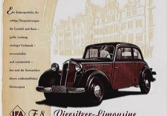 1949 IFA F8 Viersitzer-Limousine