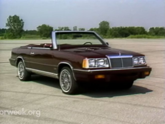 1986 Chrysler LeBaron Convertible